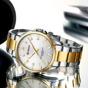 Curren 9090 Silver-Gold-Silver. Зображення №2 Curren 9090 Silver-Gold-Silver. Зображення №2