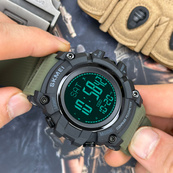 Skmei 1356AG Army Green + Compass. Зображення №7