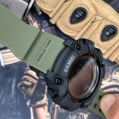 Skmei 1356AG Army Green + Compass. Зображення №10
