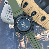 Skmei 1356AG Army Green + Compass. Зображення №11