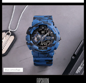 Skmei 1688CMBU Camo Blue SALE. Зображення №3