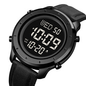Skmei 1864LBKBK Black-Black Leather SALE. Зображення №2