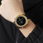 Skmei 1864LGDBK Gold-Black Leather SALE. Зображення №4