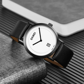 Skmei 1907BKWT Black-White SALE. Зображення №4