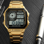 Skmei 1335GD Gold. Зображення №4