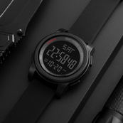 Ремінець для годинника Skmei 1257BK Black. Зображення №4