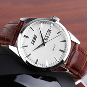 Skmei 9073SIWT-S Silver-White lady SALE. Зображення №3