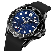 Skmei 9276PBKBU Black-Blue Silicone Strap. Зображення №2 Skmei 9276PBKBU Black-Blue Silicone Strap. Зображення №2