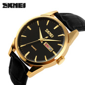 Skmei 9073GDBK-B Gold-Black men. Зображення №2 Skmei 9073GDBK-B Gold-Black men. Зображення №2