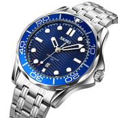 Skmei 9276SSIBU Silver-Blue Steel Strap. Зображення №2 Skmei 9276SSIBU Silver-Blue Steel Strap. Зображення №2