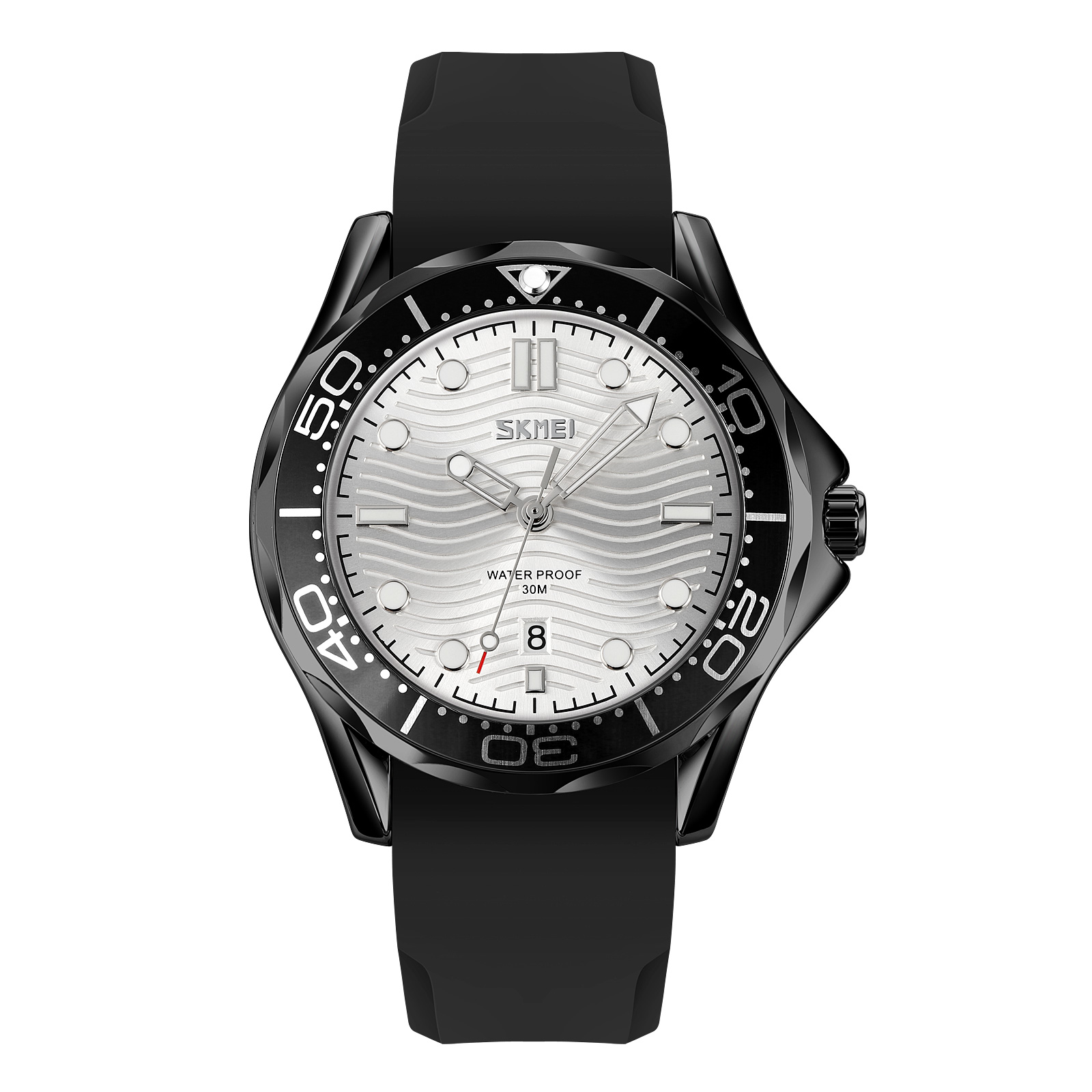 Skmei 9276PBKSI Black-Silver Silicone strap SALE Skmei 9276PBKSI Black-Silver Silicone strap SALE