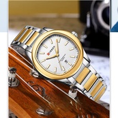 Curren 8474 Silver-Gold-White. Зображення №3