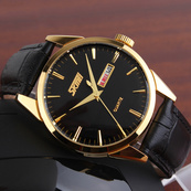 Skmei 9073GDBK-S Gold-Black lady SALE. Зображення №3
