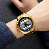 Skmei 2049GDWT Gold-White SALE. Зображення №3
