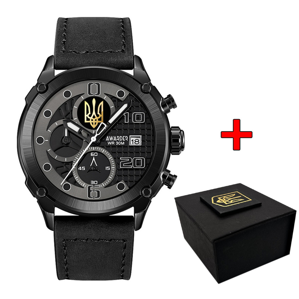 Awarder 016 Тризуб золото All Black Awarder 016 Тризуб золото All Black