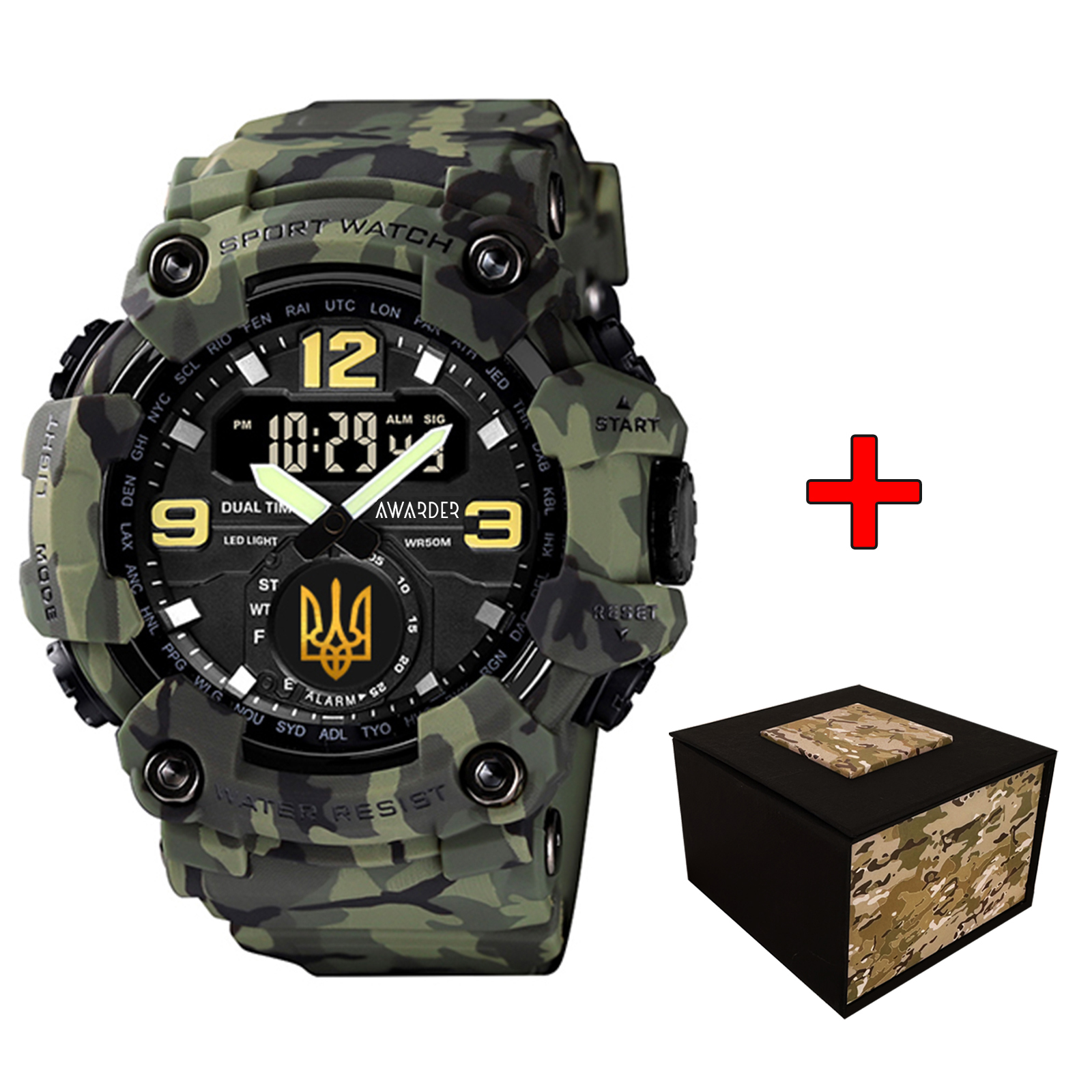 Awarder 004 Тризуб золото Camo Green Awarder 004 Тризуб золото Camo Green