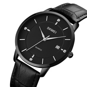 Skmei 1801LBKBK Black-Black Leather. Зображення №2 Skmei 1801LBKBK Black-Black Leather. Зображення №2