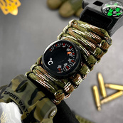 Awarder 005 Тризуб золото Camo Green Паракордовий ремінець Camo Green. Зображення №3 Awarder 005 Тризуб золото Camo Green Паракордовий ремінець Camo Green. Зображення №3