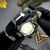 Awarder 005 Тризуб золото Camo Green Паракордовий ремінець Camo Green. Зображення №5 Awarder 005 Тризуб золото Camo Green Паракордовий ремінець Camo Green. Зображення №5