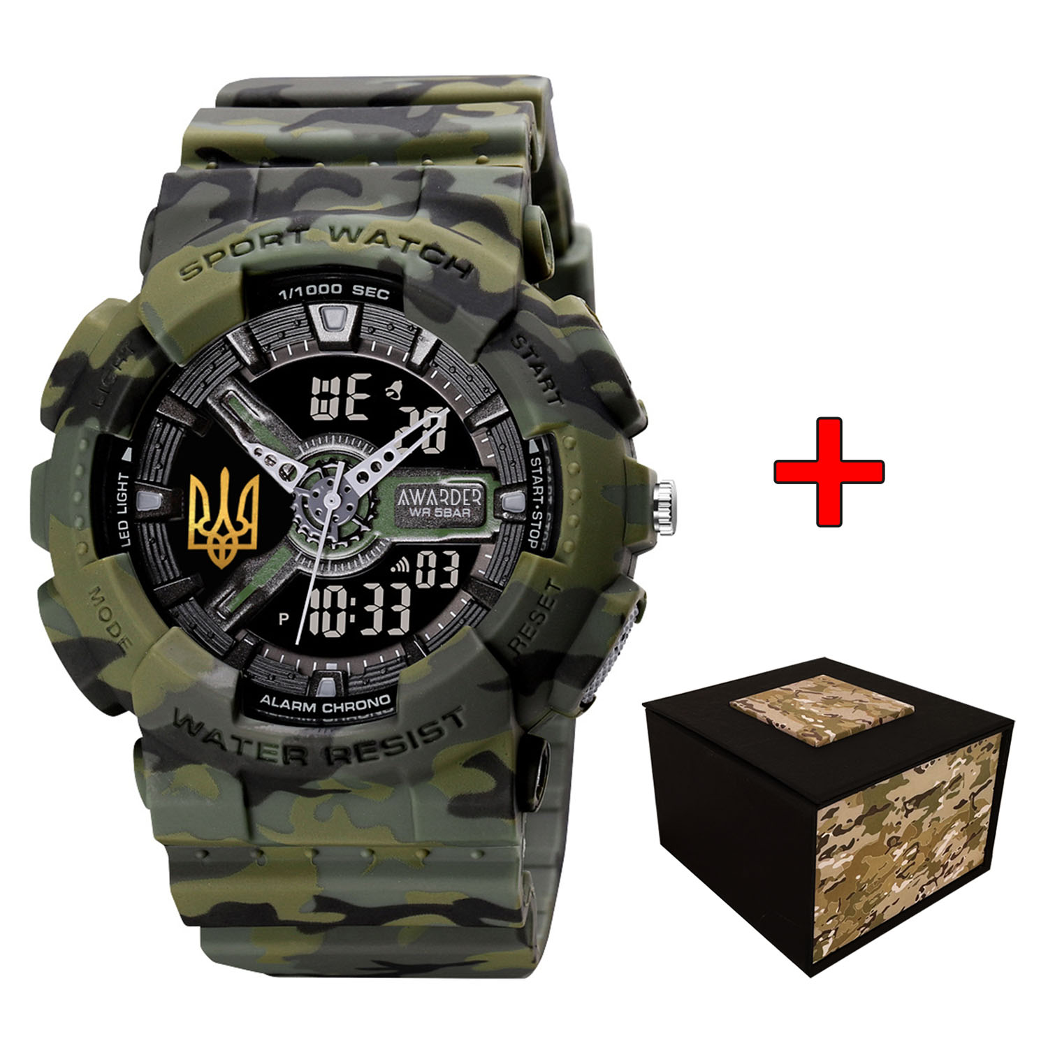 Awarder 005 Тризуб золото Camo Green Awarder 005 Тризуб золото Camo Green