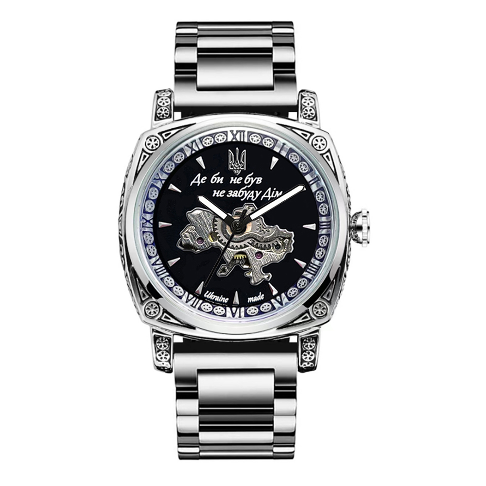 Awarder 021-3D Де би не був Silver-Black Steel Awarder 021-3D Де би не був Silver-Black Steel