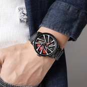 Skmei 1990C Black Red-Silver. Зображення №3