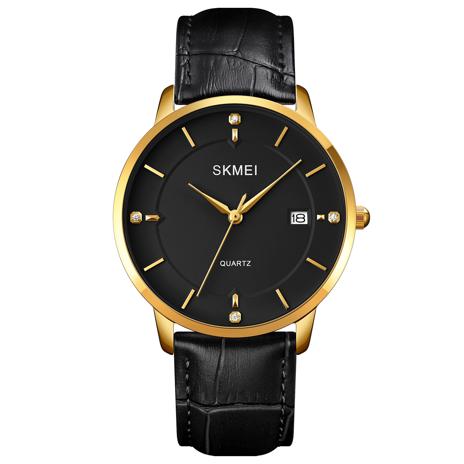 Skmei 1801LGDBK Gold-Black Leather Skmei 1801LGDBK Gold-Black Leather