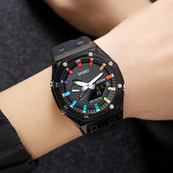 Skmei 2100BKWT Black-White SALE. Изображение №4 Skmei 2100BKWT Black-White SALE. Изображение №4