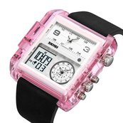 Skmei 2020PK Pink-Transparent SALE. Зображення №2