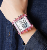 Skmei 2020PK Pink-Transparent SALE. Зображення №3