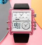 Skmei 2020PK Pink-Transparent SALE. Зображення №4