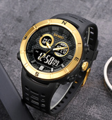 Skmei 2014GDBK Gold-Black. Зображення №4