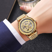 Skmei M035SGD Gold Steel. Зображення №3