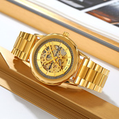 Skmei M035SGD Gold Steel. Зображення №4