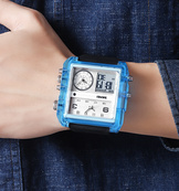 Skmei 2020BU Blue-Transparent. Зображення №3 Skmei 2020BU Blue-Transparent. Зображення №3