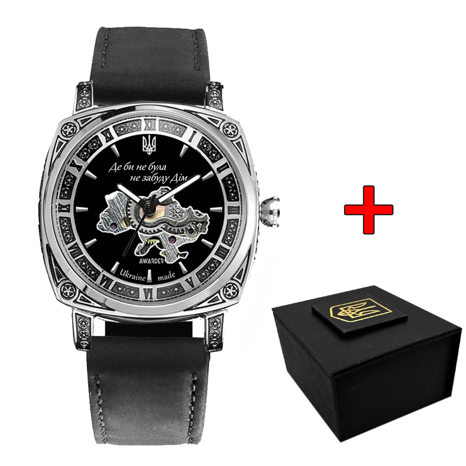 Awarder 021-3D Де би не була Silver-Black-Black Leather Awarder 021-3D Де би не була Silver-Black-Black Leather