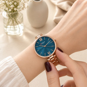 Curren 9017 Rose Gold-Blue. Зображення №4