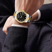 Forsining 6919 Silver-Gold-Black Steel. Зображення №4
