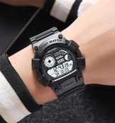 Skmei 2403BKWT Black-White. Зображення №3