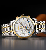 Skmei M029TGDSI Gold-Silver-Silver. Зображення №4 Skmei M029TGDSI Gold-Silver-Silver. Зображення №4