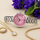 Curren 9051 Silver-Pink. Зображення №2