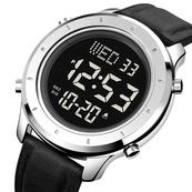 Skmei 1864LSIBK Silver-Black Leather. Зображення №2 Skmei 1864LSIBK Silver-Black Leather. Зображення №2