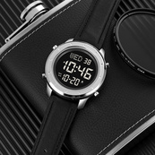 Skmei 1864LSIBK Silver-Black Leather. Зображення №4 Skmei 1864LSIBK Silver-Black Leather. Зображення №4