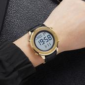 Skmei 1864LGDWT Gold-White Leather SALE. Зображення №3