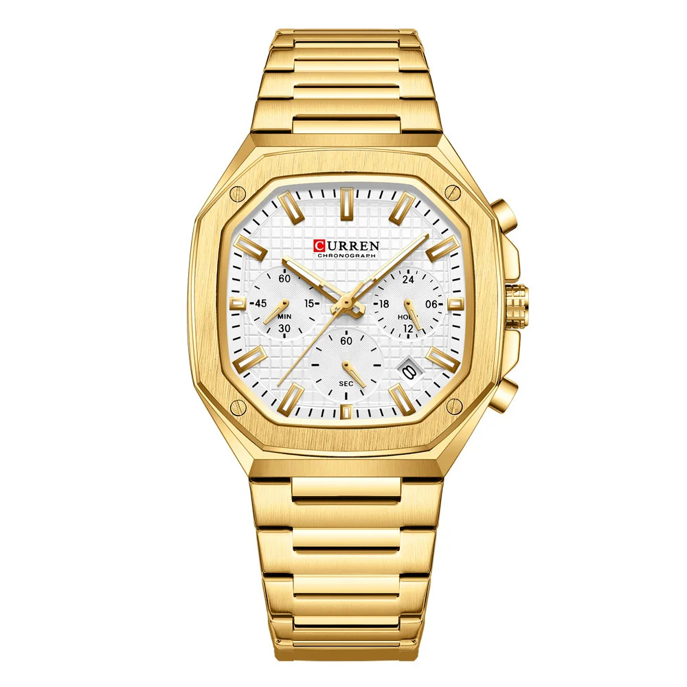Curren 8459 Gold-White Curren 8459 Gold-White