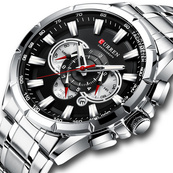 Curren 8363 Silver-Black. Зображення №2 Curren 8363 Silver-Black. Зображення №2