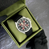Awarder Embroidery Silver-Red Black Battery 10ATM. Зображення №3