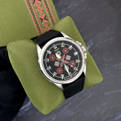 Awarder Embroidery Silver-Red Black Battery 10ATM. Зображення №4