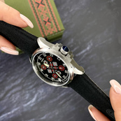 Awarder Embroidery Silver-Red Black Battery 10ATM. Зображення №6