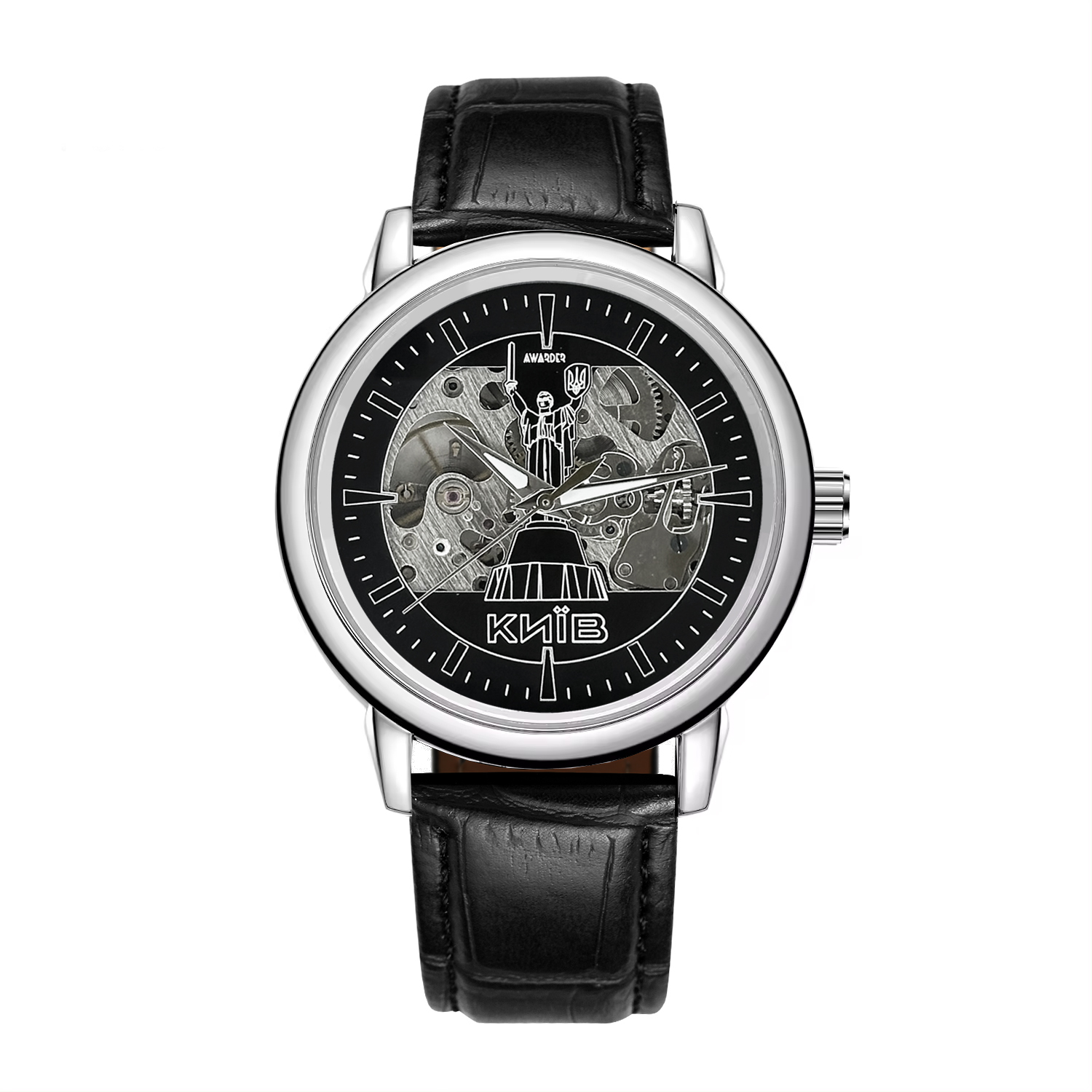 Чоловічий годинник Awarder 022 Київ II Silver-Black Чоловічий годинник Awarder 022 Київ II Silver-Black